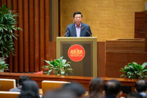 Theo Bộ trưởng Trần Hồng Minh, dự thảo Luật được sửa đổi nhằm hoàn thiện hệ thống pháp luật về quy hoạch đô thị và nông thôn (Ảnh: Media Quốc hội).